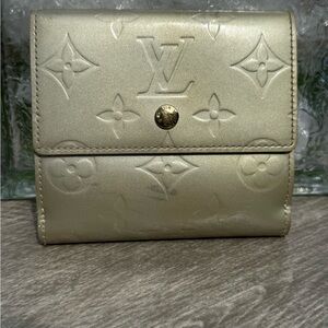 GUC! Louis Vuitton Vermis Metallic Gold Vintage Wallet